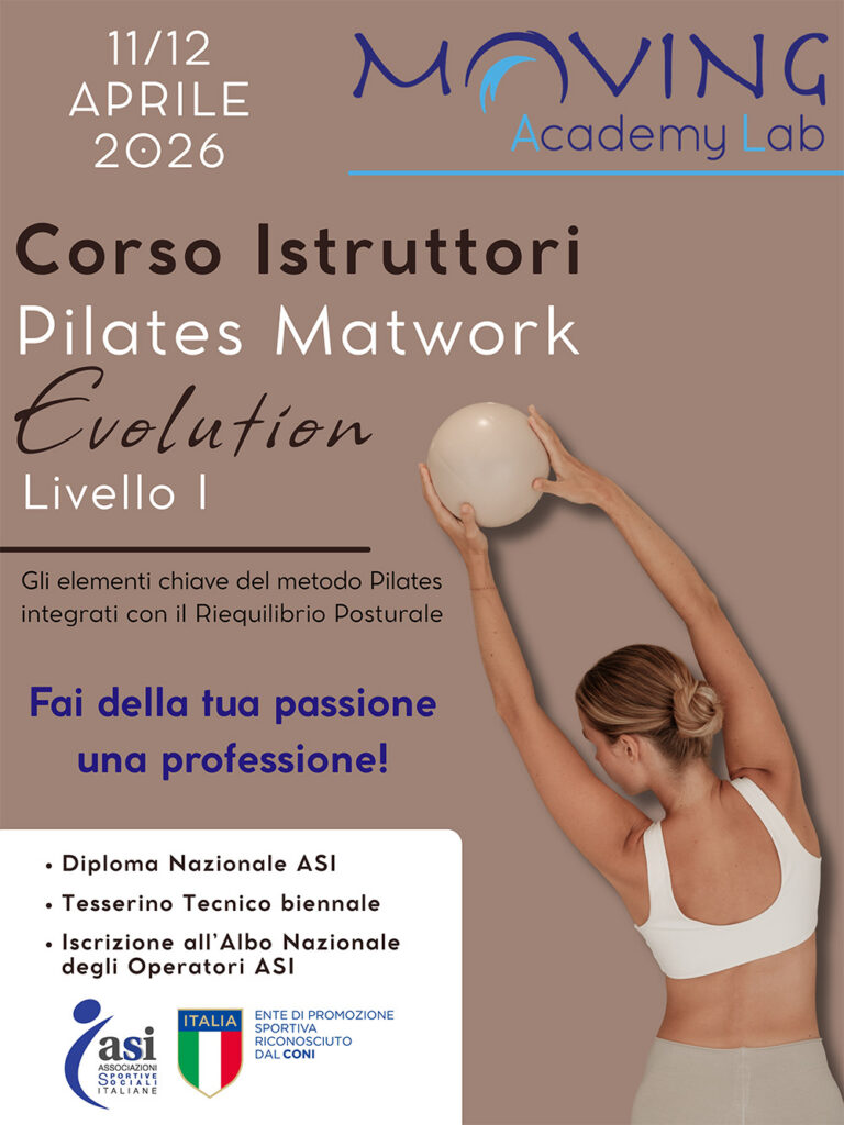 Corso Istruttori di Pilates Livello 1 del Moving Club