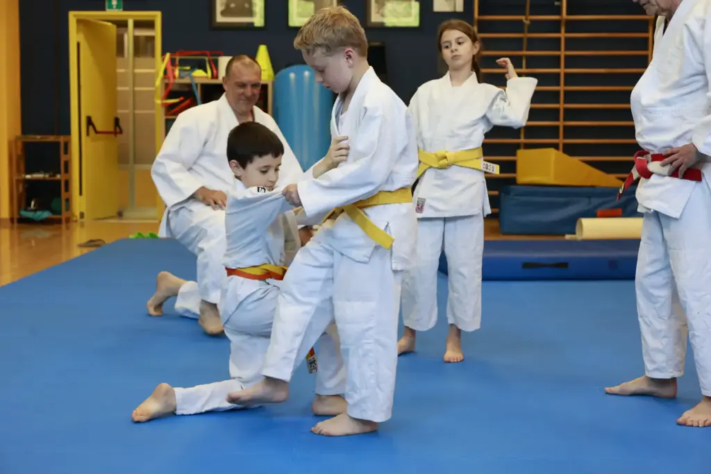 ARTI MARZIALI Judo e Karate, le arti marziali più conosciute che aiutano il bambino a sfogare le proprie energie nel pieno rispetto dei compagni e dell’ ambiente che lo circonda.